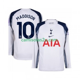 Camisolas de futebol Tottenham Hotspur Maddison 10 Equipamento Principal 2025/26 Manga Comprida